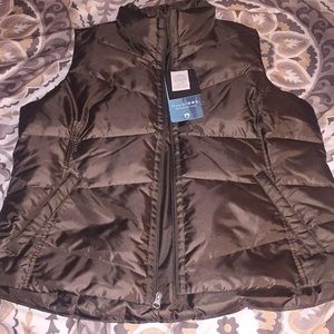 Brand New Lands End Shimmer Vest Never Worn